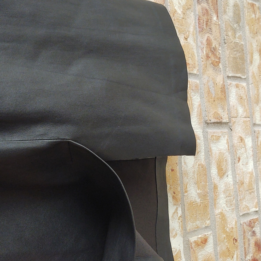 Saks Fifth Ave Leather Sheath Dress - Picture 8 of 8
